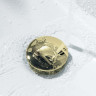 Донный клапан сифона Aquatek AQ6003PG без перелива золото полированное