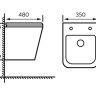 Комплект инсталляции Grohe с унитазом Hugo безободковый микролифт
