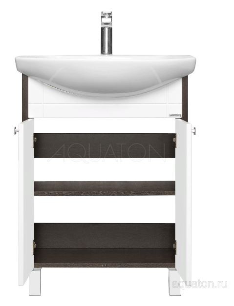 Тумба под раковину Акватон Альпина 65 венге 1A133401AL500