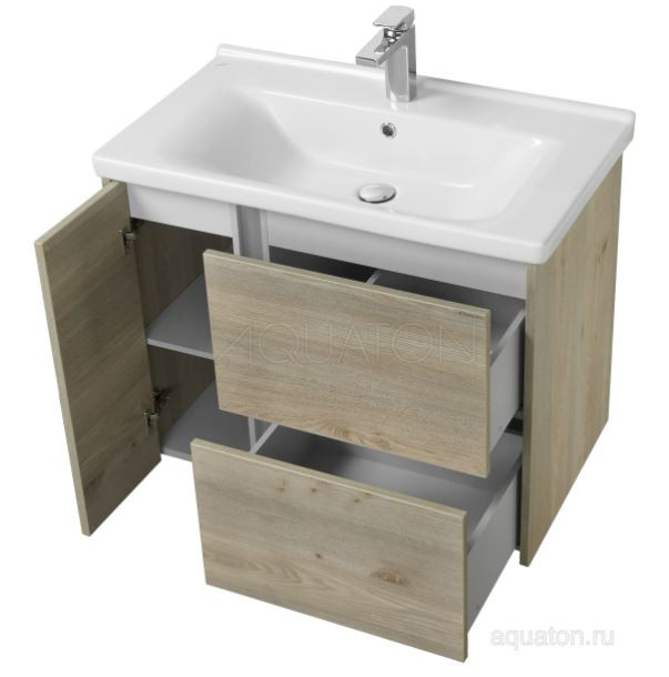Тумба под раковину Акватон Стоун 80 1A228201SX850 сосна арлингтон
