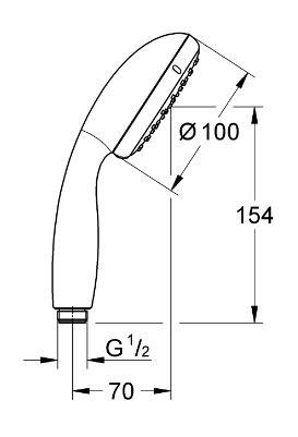 Душевая лейка Grohe Tempesta 100 28421002