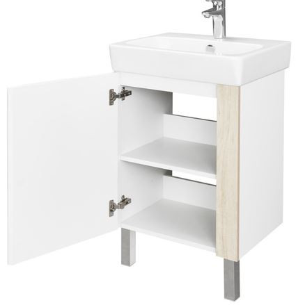 Комплект тумба Акватон Кантри 55 с раковиной Нео 55 1A2576K0AHB20