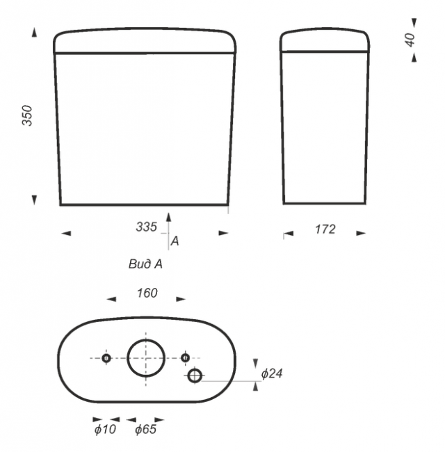 Унитаз-компакт Sanita Luxe Art с микролифтом ARTSLCC01040622