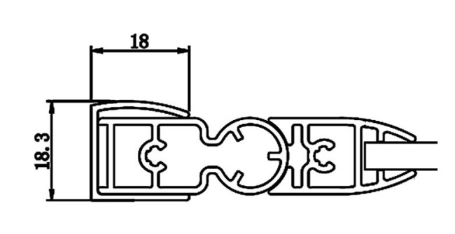 Шторка для ванны Aquatek Дельта 100 AQ DEL SBA 10015CH