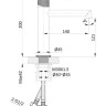 Смеситель Vincea Desire VBF-1D1MB для раковины черный матовый