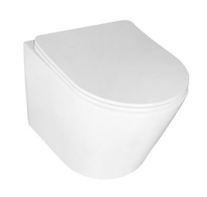 Унитаз подвесной Azario Atrio AZ-2330 безободковый с микролифтом