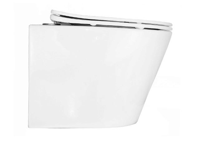 Унитаз подвесной Azario Atrio AZ-2330 безободковый с микролифтом