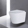 Унитаз подвесной Azario Teramo AZ-0053 безободковый с микролифтом