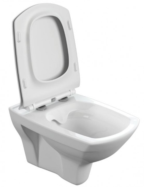 Комплект Cersanit Carina XL CO DPL EO Slim + Aqua Smart M40 + кнопка Movi хром глянец А63486