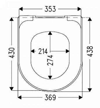 Сиденье для унитаза Cedo Toscana микролифт