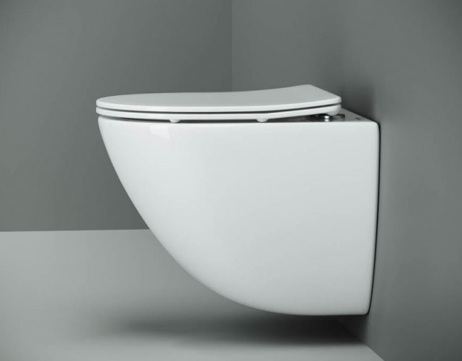 Унитаз подвесной Ceramica Nova Mono Rimless CN1905 безободковый с микролифтом