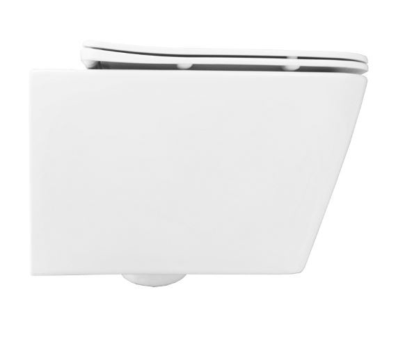 Унитаз подвесной Azario Boca AZ-2002 безободковый с микролифтом