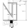 Смеситель NT Bagno NT2201Н для раковины высокий