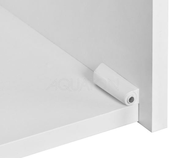 Шкафчик Акватон Сакура 1A220803SKW8L левый ольха наварра белый глянец