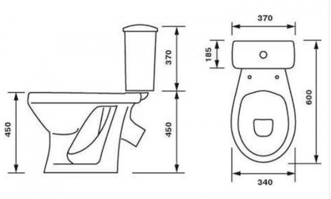 Унитаз-компакт Оскольская Керамика Персона Комфорт 42301120006