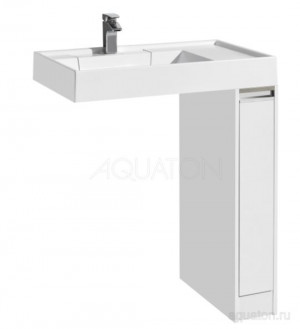 Комплект тумба Акватон Лондри 20 с раковиной Рейн 80 1A2361K0LH010
