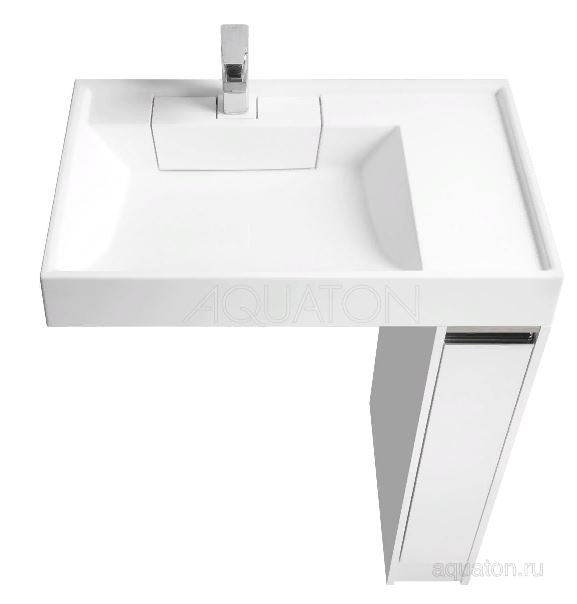 Комплект тумба Акватон Лондри 20 с раковиной Рейн 80 1A2361K0LH010