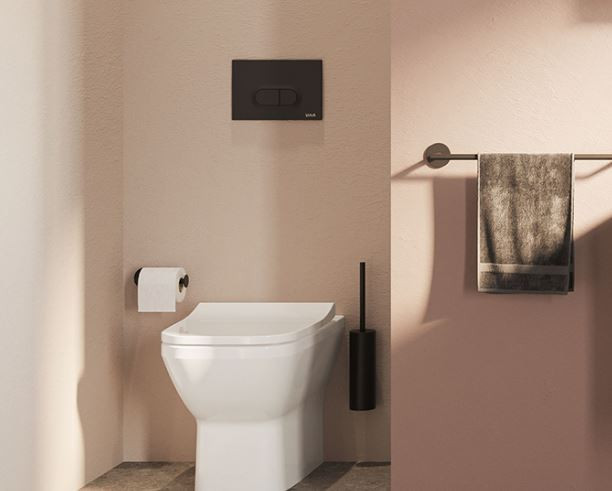 Клавиша смыва VitrA Loop O 740-0511 черная матовая