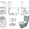 Унитаз-компакт Bravat Pura C21214UW-P-RUS