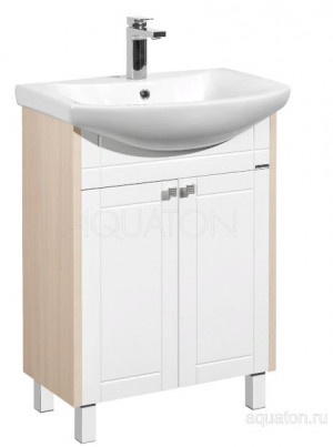 Тумба под раковину Акватон Альпина 65 дуб молочный 1A133401AL530