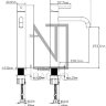 Смеситель NT Bagno NT4211Н для раковины высокий