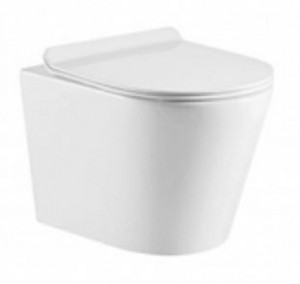 Унитаз подвесной Azario Vento AZ-2001 безободковый с микролифтом