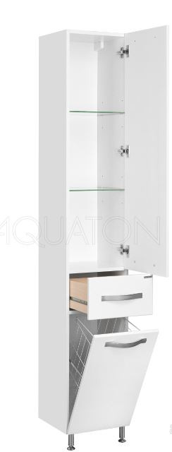 Шкаф-колонна Акватон Ария Н 1A124303AA010 белая