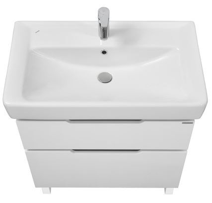 Тумба под раковину Акватон Дакота 80 1A202901DAAY0 белая выбеленное дерево