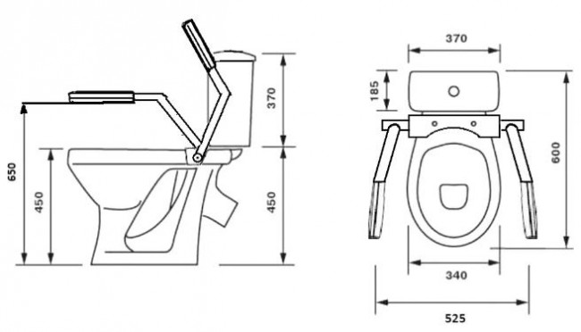 Унитаз-компакт Оскольская Керамика Персона Премиум 42301120005