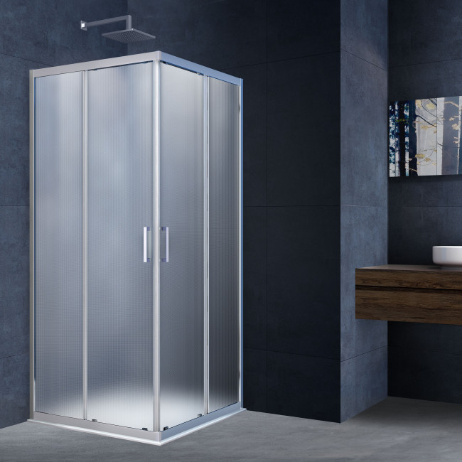 Душевой уголок Vincea Alpha 80*80 VSS-3AL800MT текстурное