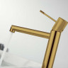Смеситель Vincea Desire VBF-1D2BG для раковины высокий брашированное золото