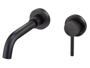 Смеситель Milacio Ultra MCU.552.MB для раковины встраиваемый черный матовый
