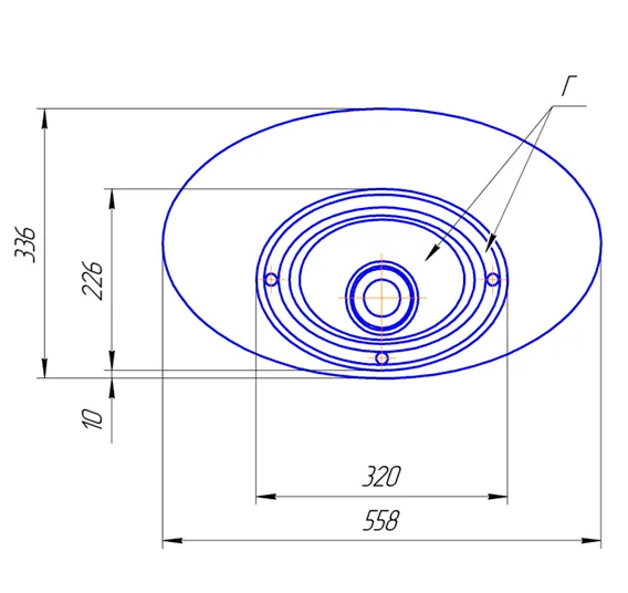 Раковина Dreja Триумф 641266