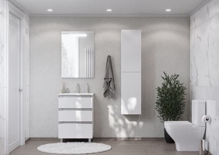 Тумба Roca Gap 60 857552806 белый глянец без раковины