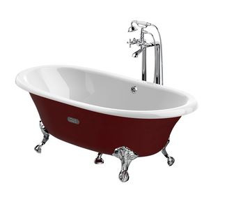 Ванна чугунная Roca Newcast 233650003 170*85 бургундия