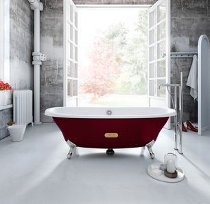 Ванна чугунная Roca Newcast 233650003 170*85 бургундия