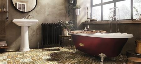 Ванна чугунная Roca Newcast 233650003 170*85 бургундия