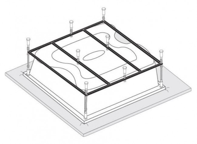 Каркас для ванны Vagnerplast Helios VPK194170