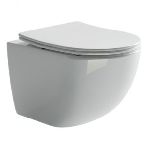 Унитаз подвесной Ceramica Nova Forma Rimless CN3009 безободковый с микролифтом