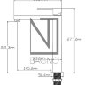 Смеситель NT Bagno NT9001HBLACK для раковины высокий