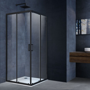 Душевой уголок Vincea Alpha 90*90 VSS-3AL900CLB прозрачное