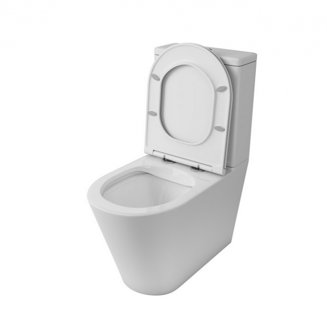 Унитаз напольный безободковый OWL Vind Cirkel-G OWLT190303 с микролифтом