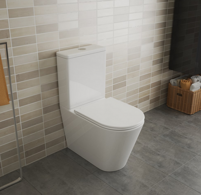 Унитаз напольный безободковый OWL Vind Cirkel-G OWLT190303 с микролифтом