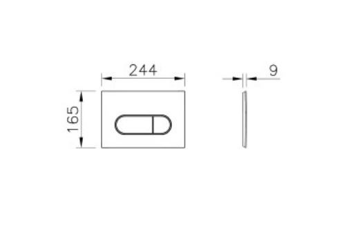 Клавиша смыва VitrA Root Round 740-2224 золото