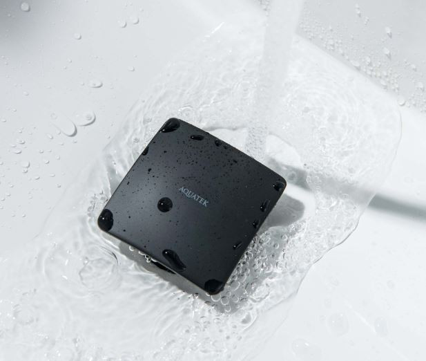 Донный клапан сифона Aquatek AQ6004MB с переливом черный матовый