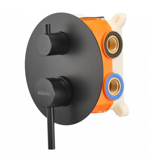 Душевая система Milacio Ultra MCU.150.MB встраиваемая черный матовый