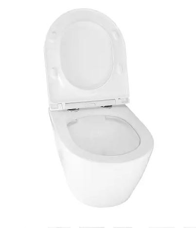 Унитаз подвесной Azario Uno AZ-2380 безободковый с сиденьем микролифт