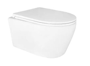Унитаз подвесной Azario Uno AZ-2380 безободковый с сиденьем микролифт
