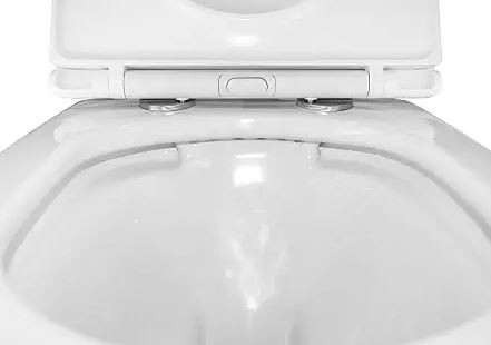 Унитаз подвесной Azario Uno AZ-2380 безободковый с сиденьем микролифт