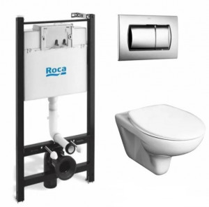 Комплект инсталляции Roca с унитазом Mateo 893100010
